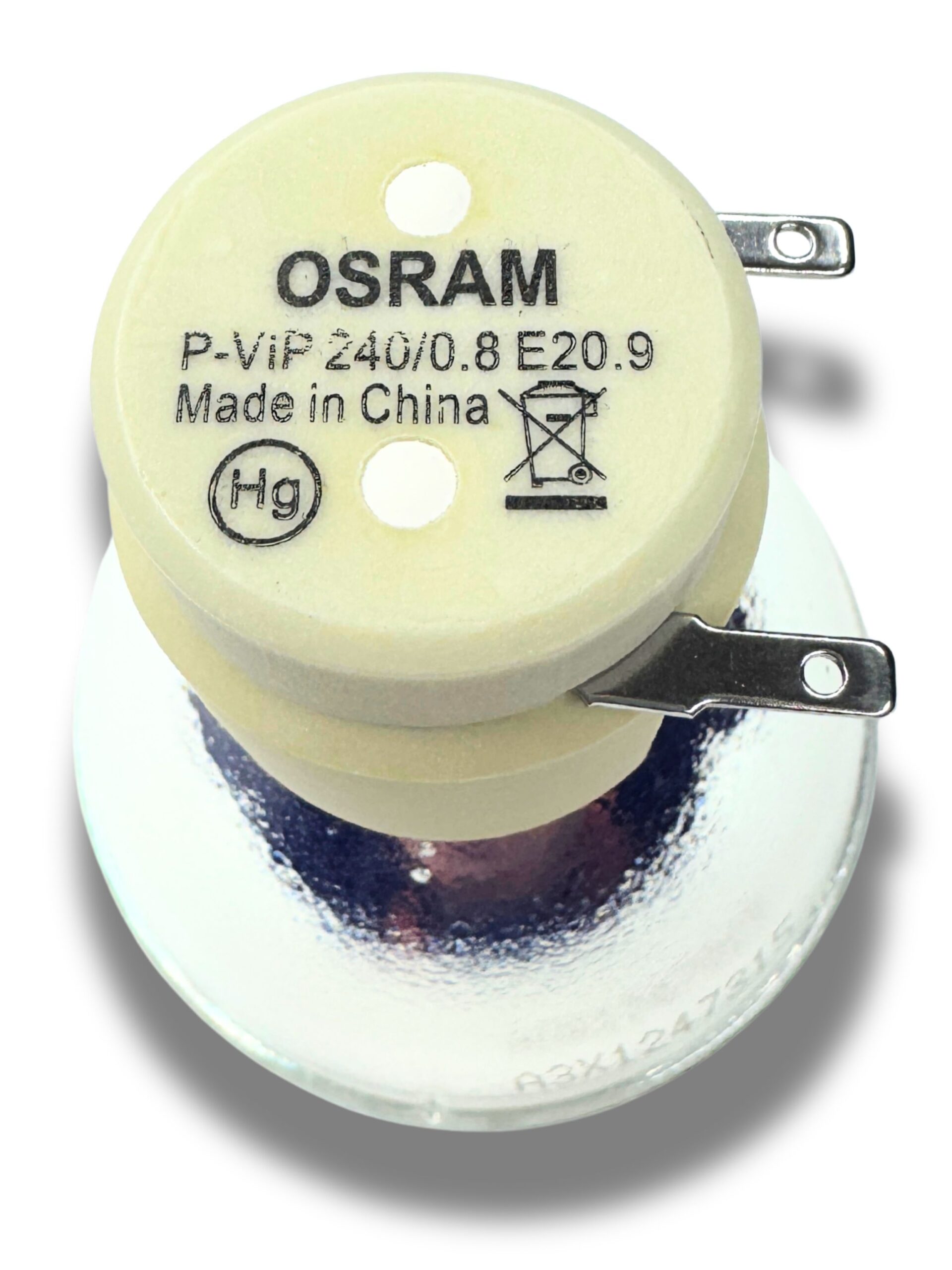 Lampada OSRAM P-VIP 220/0.8 E20.9 Per Proiettori – Ricambio Originale Senza Alloggiamento, Alta Luminosità E Lunga Durata, Eco-friendly